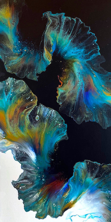 VisuaLinLin painintg - Biolumiscent