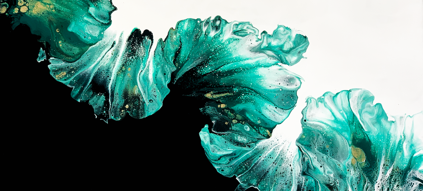 VisuaLinLin painintg - Emerald