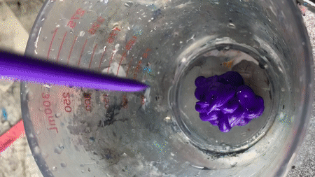 paint mixing process GIF
